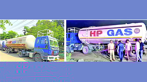 Police raid illegal gas refilling