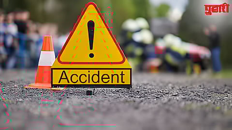 Thane road accident
