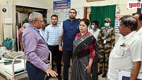 Collector Vasumana Pant Hospital Inspection