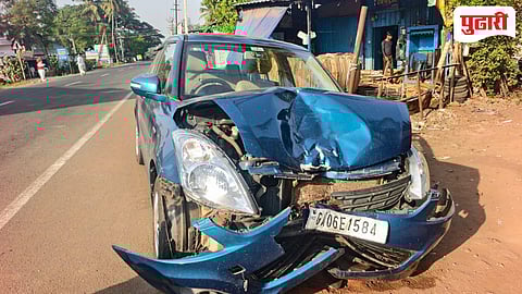 Kurundwad accident | तेरवाड–सलगर–सदलगा मार्गावर मध्यरात्री भीषण अपघात; दोन सख्खे भाऊ गंभीर जखमी