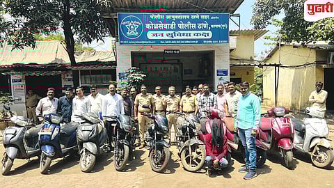 Kolsewadi police bike theft arrest