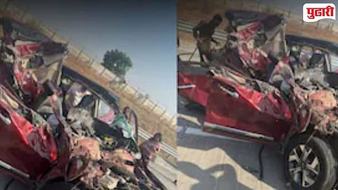 Washim highway accident news