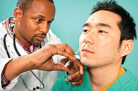 Nasal spray COVID prevention |