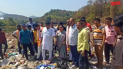 Poladpur dumping ground protest