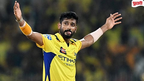 चेन्नई सुपर किंग्स संघाचा वेगवान गोलंदाज खलील अहमद उर्वरित आयपीएल सामन्यांमध्ये खेळणार नाही.