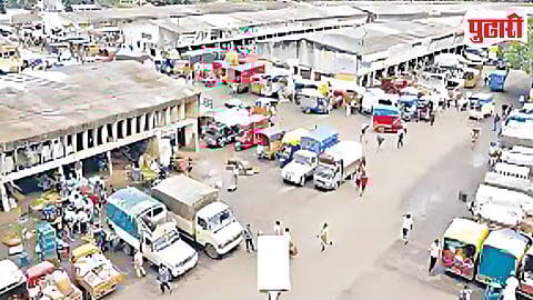 Pune Market Illegal Encroachment