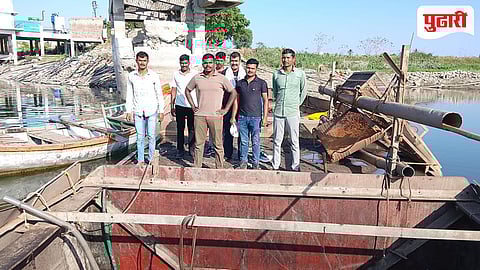 Solapur news | टेंभुर्णी पोलीसांची वाळूच्या यांत्रिक बोटीवर धडक कारवाई