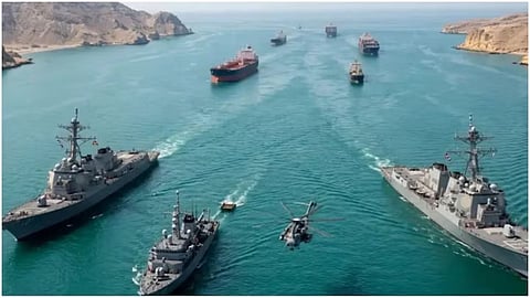 Strait of Hormuz firing