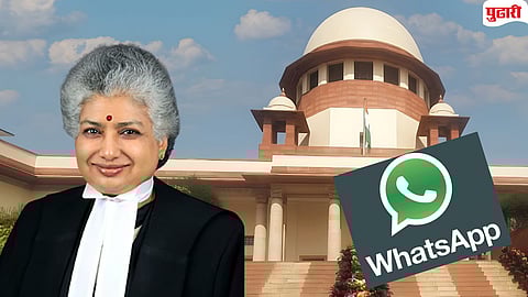 sc Justice Nagarathna WhatsApp University comment