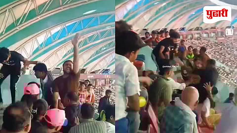 IPL Fan Fight Viral Video
