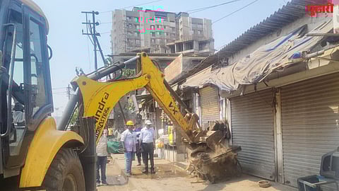 KDMC encroachment demolition