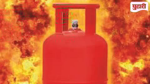 जालना महामार्गावर गॅस पाईपलाईन फुटून आगीचे तांडव