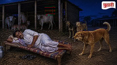 गोठणपुरात पिसाळलेल्या कुत्र्याचा धुमाकूळ; एका नागरिकासह पशुधनावर जीवघेणा हल्ला