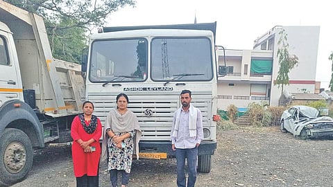 Illegal sand transport