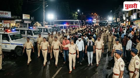 Jalgaon Police | जळगाव पोलिसांचा 'सिंघम' अवतार! ३६ ठाण्यांची संयुक्त कारवाई; टवाळखोर, गुन्हेगारांवर सर्जिकल स्ट्राईक; शेकडो जण ताब्यात