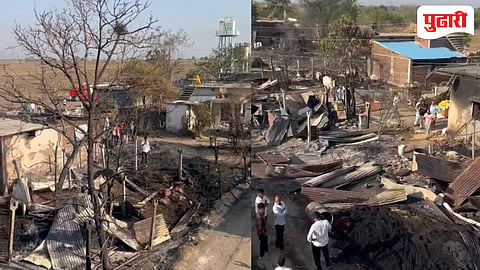 भीषण आग शांत झाली, जीवही वाचला, आता संसार उभा करण्याचे आव्हान