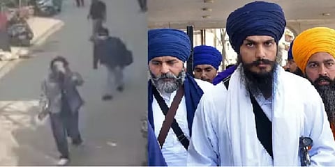 டெல்லியில் தலைப்பாகை இல்லாமல் நடந்துசென்ற அமரித்பால் சிங்.. வெளியான புதிய சிசிடிவி காட்சி