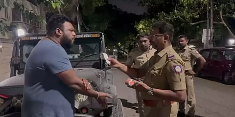 மதுப்பழக்கமே இல்லாதவர் மது அருந்தியதாக ப்ரீத் அனலைசர் காட்டிய விவகாரம்: காவல்துறை விளக்கம்