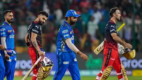 Royal Challengers Bangalore batters Virat Kohli and Glenn Maxwell