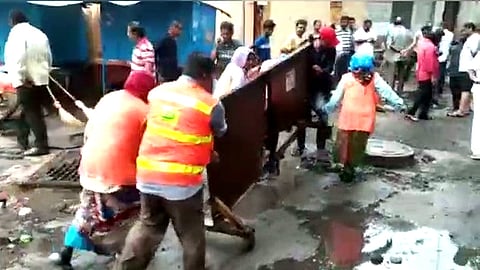 open sewer