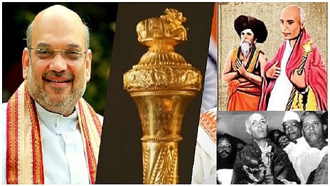 அமித்ஷா, செங்கோல், நேரு