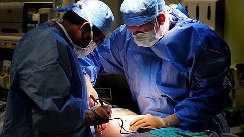 Brain surgery on baby in womb