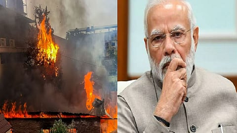 மணிப்பூர் கலவரம், மோடி