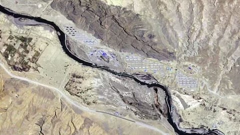 Satellite pics show PLA structures