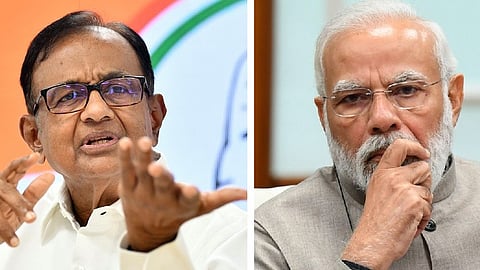 ப சிதம்பரம் - மோடி