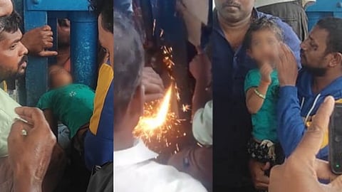 மீட்கப்பட்ட சிறுமி