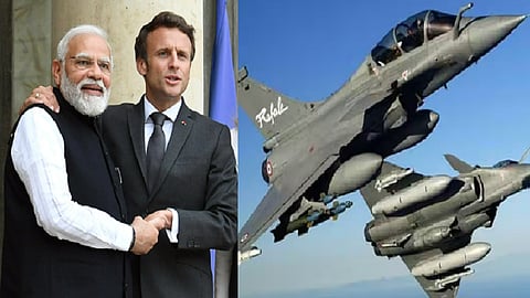 மோடி, மேக்ரான், ரபேல்