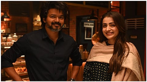vijay, Trisha on leo