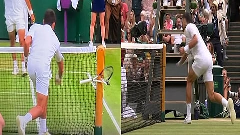 Djokovic Racket Smash