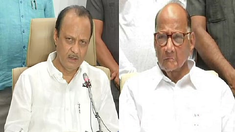 அஜித் பவார், சரத் பவார்