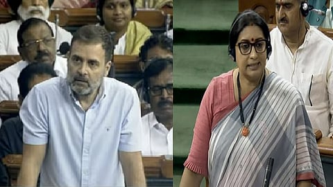 ராகுல் காந்தி, ஸ்மிருதி இரானி