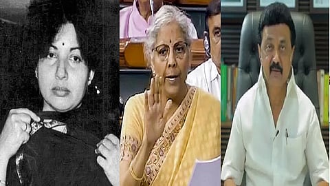 jeyalalitha, nirmala seetharaman, mk stalin