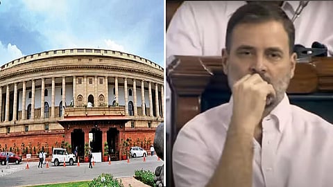 Rahul Gandhi in Parliament as MP