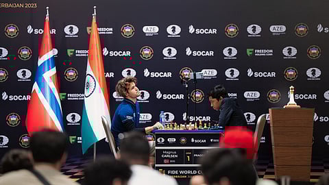 Praggnanandhaa vs Magnus Carlsen