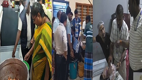 உணவகங்களில் அதிகாரிகள் சோதனை