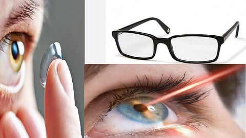 கான்டாக்ட் லென்ஸ்,கண் கண்ணாடி,லேசர் கிசிச்சை