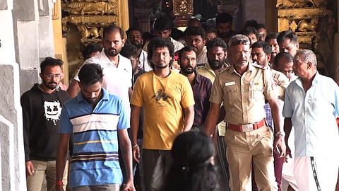 Lokesh kanagaraj in Rameswaram temple