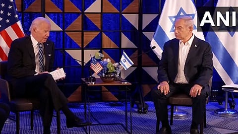 ஜோ பைடன் - நெதன்யாகு