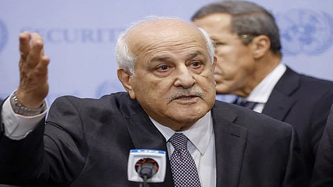 பாலஸ்தீன தூதர் ரியாட் மன்சூர்