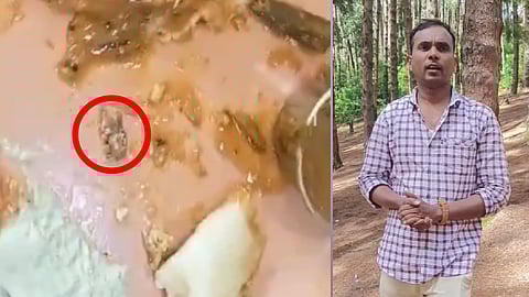 ராணுவ வீரர் ஜெகன் - அவர் வெளியிட்ட உணவின் புகைப்படம்