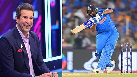 wasim akram - rohit sharma