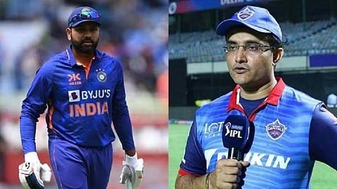 ரோகித் சர்மா, செளரவ் கங்குலி