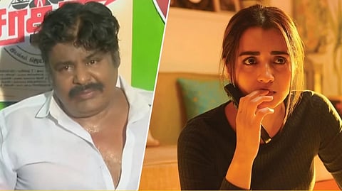 மன்சூர் அலிகான் - த்ரிஷா