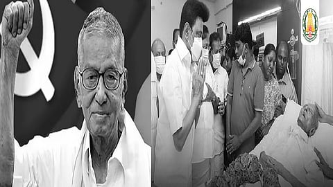 சங்கரய்யா உடலுக்கு முதல்வர் புகழஞ்சலி