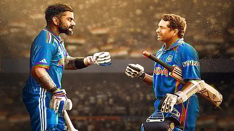 virat kohli - sachin
