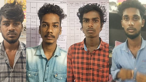 4 இளைஞர்கள் கைது